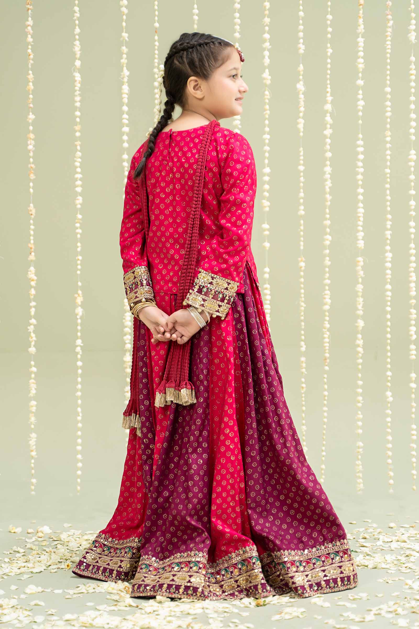 Maria B | 3 Piece Printed Linen Suit | MKD-W24-20 - House Of Zarish