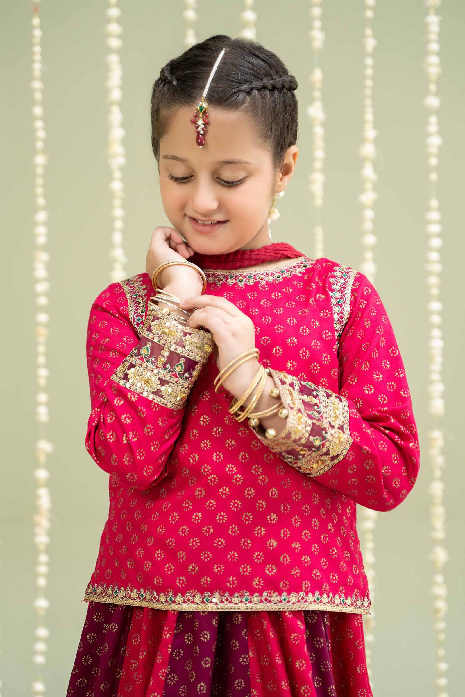 Maria B | 3 Piece Printed Linen Suit | MKD-W24-20 - Libasekhas