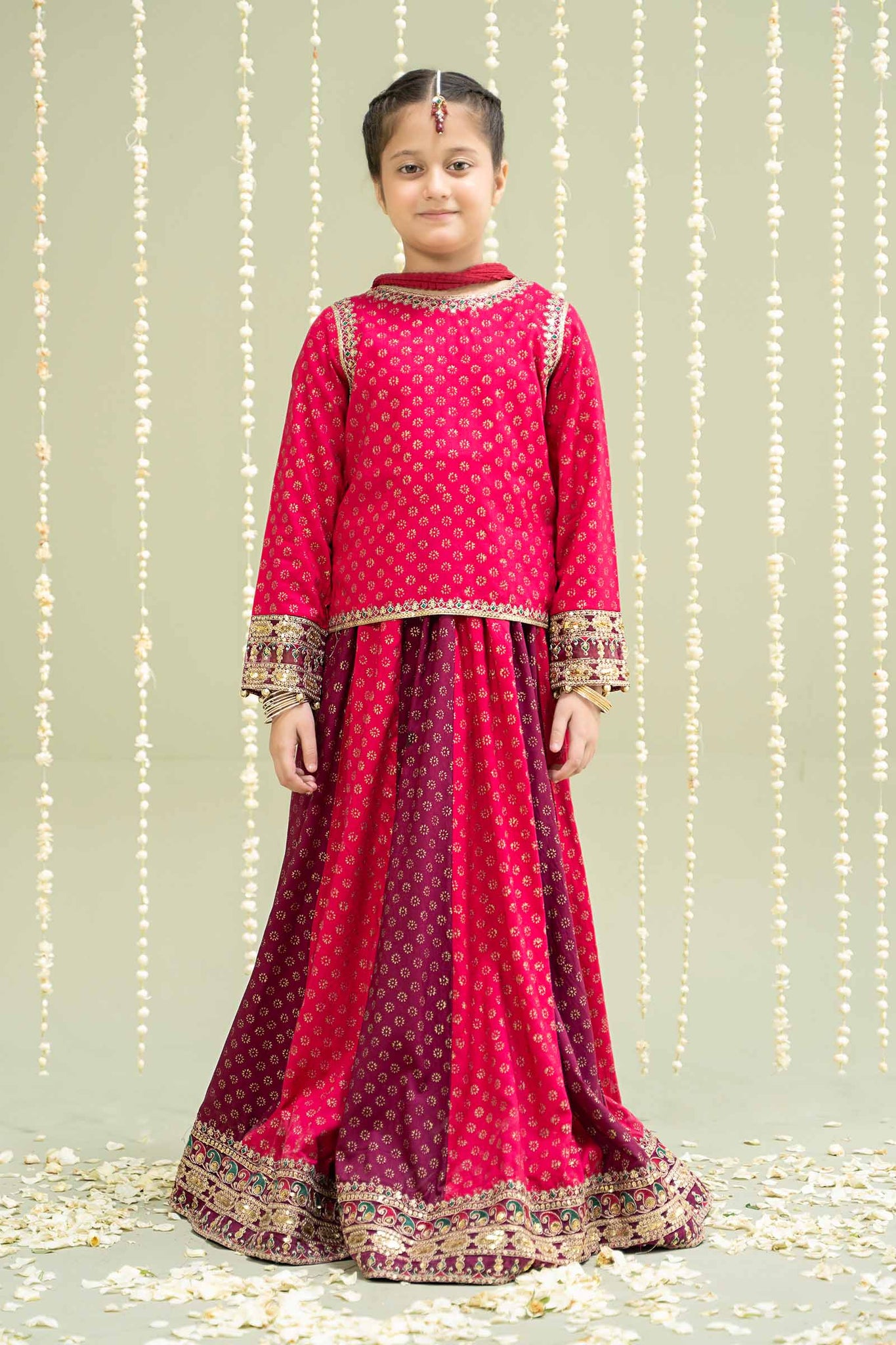 Maria B | 3 Piece Printed Linen Suit | MKD-W24-20 - House Of Zarish