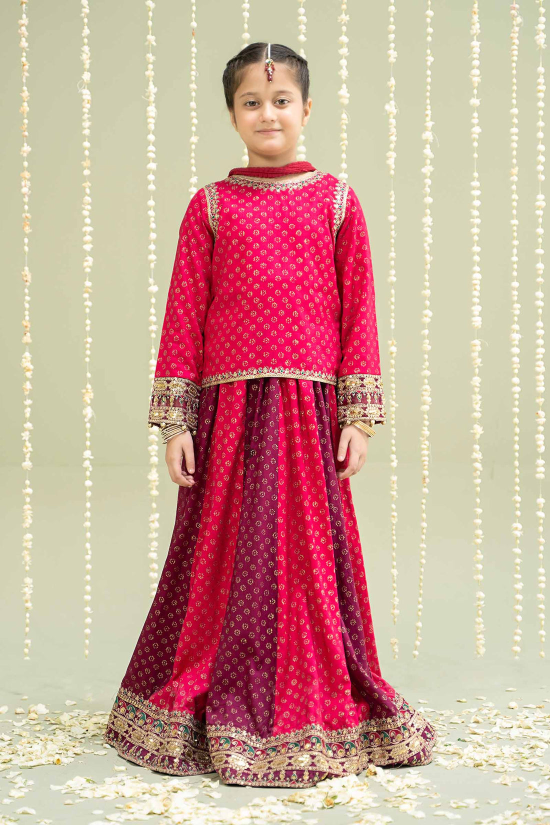 Maria B | 3 Piece Printed Linen Suit | MKD-W24-20 - House Of Zarish
