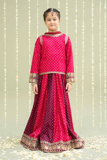 Maria B | 3 Piece Printed Linen Suit | MKD-W24-20 - House Of Zarish