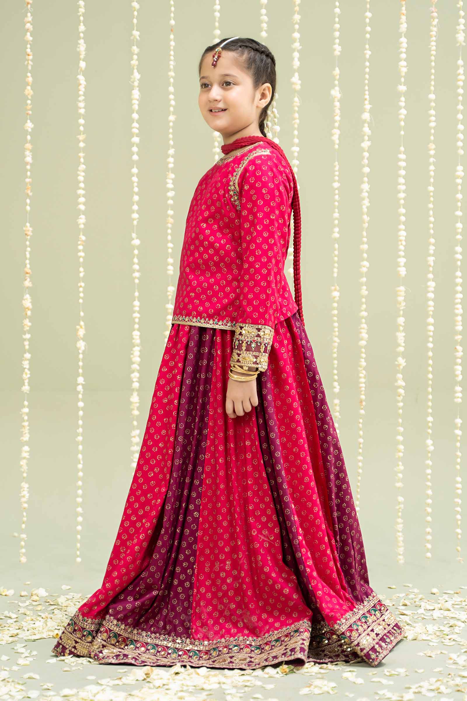 Maria B | 3 Piece Printed Linen Suit | MKD-W24-20 - House Of Zarish