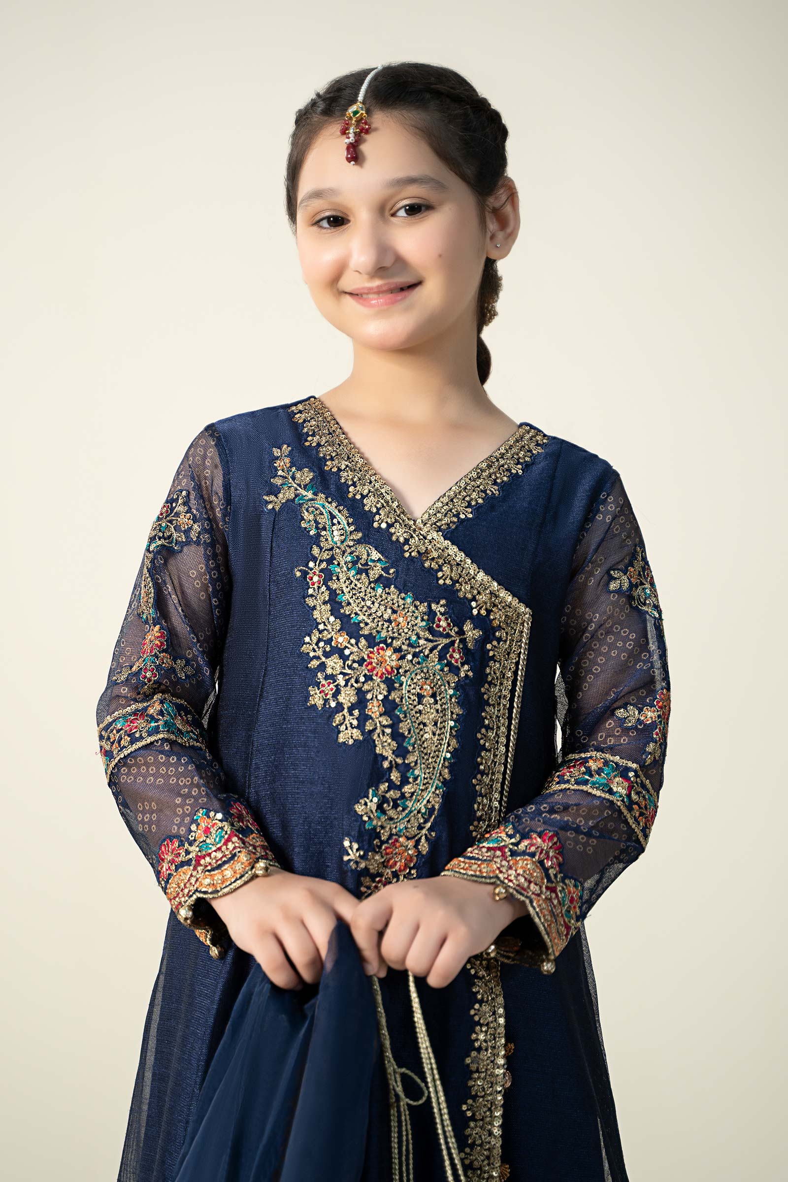 Maria B | 3 Piece Embroidered Paper Cotton Suit | MKD-W24-22 - House Of Zarish
