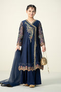Maria B | 3 Piece Embroidered Paper Cotton Suit | MKD-W24-22 - House Of Zarish