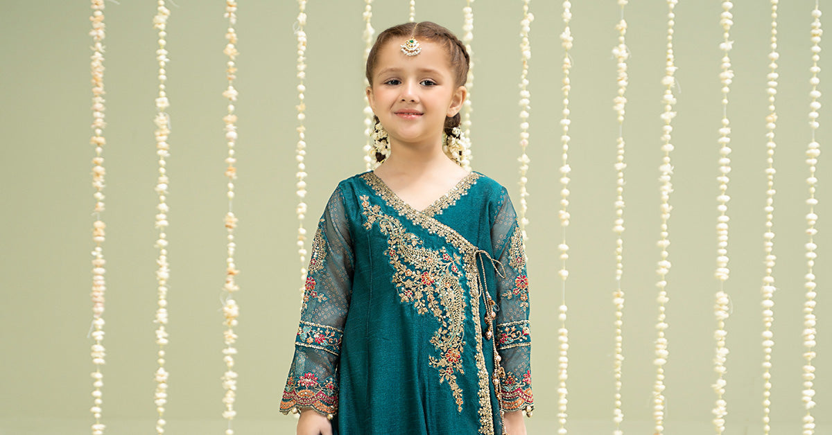 Maria B | 3 Piece Embroidered Paper Cotton Suit | MKD-W24-22 - Libasekhas