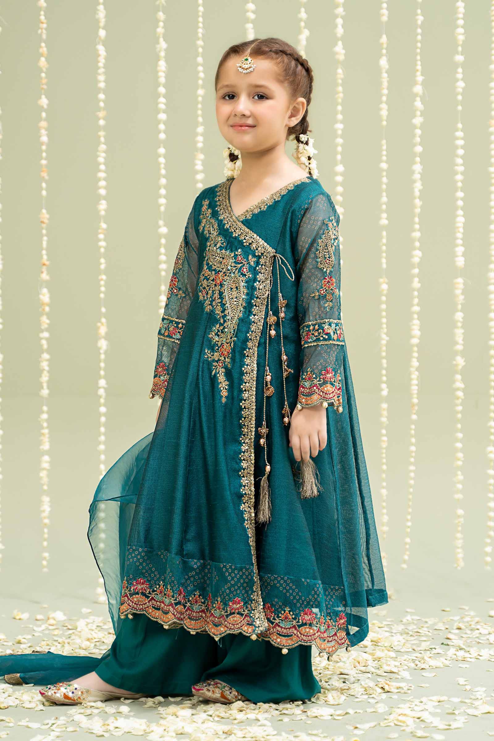 Maria B | 3 Piece Embroidered Paper Cotton Suit | MKD-W24-22 - Libasekhas