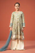 Maria B | 3 Piece Printed Linen Suit | MKD-W24-25 - Libasekhas
