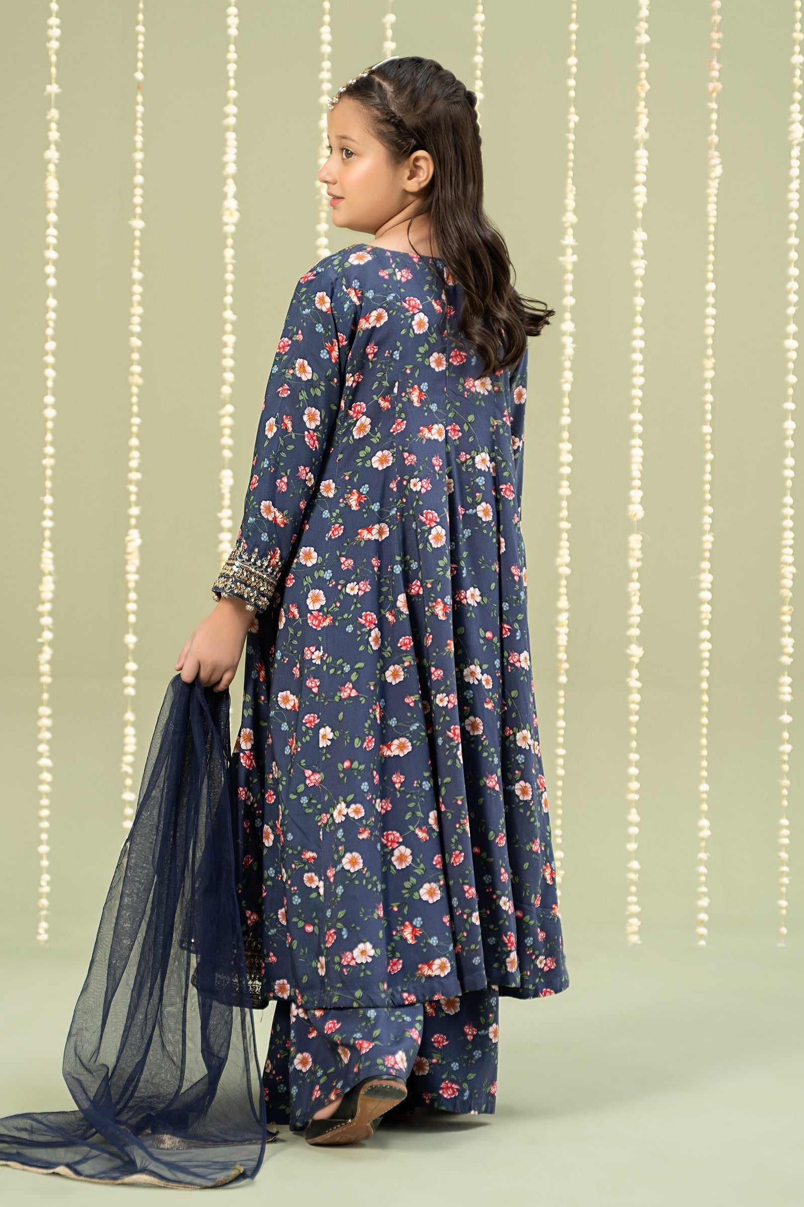 Maria B | 3 Piece Printed Linen Suit | MKD-W24-26 - House Of Zarish