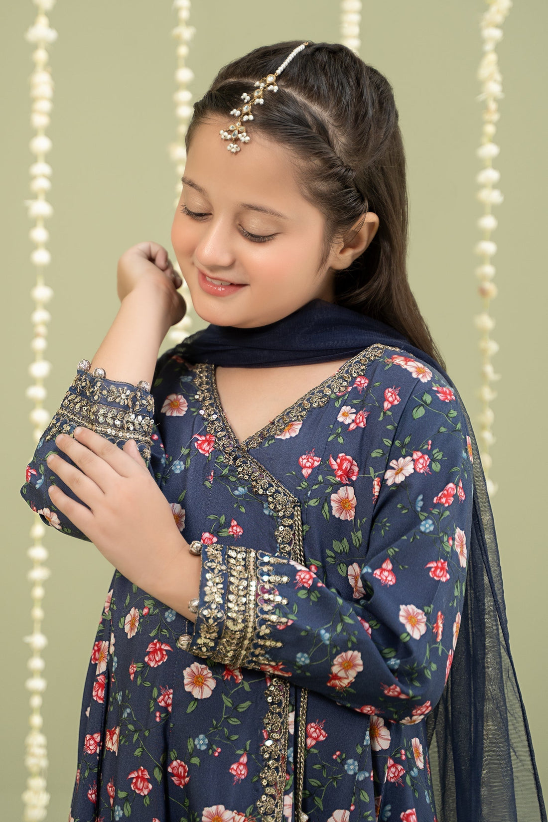 Maria B | 3 Piece Printed Linen Suit | MKD-W24-26 - House Of Zarish