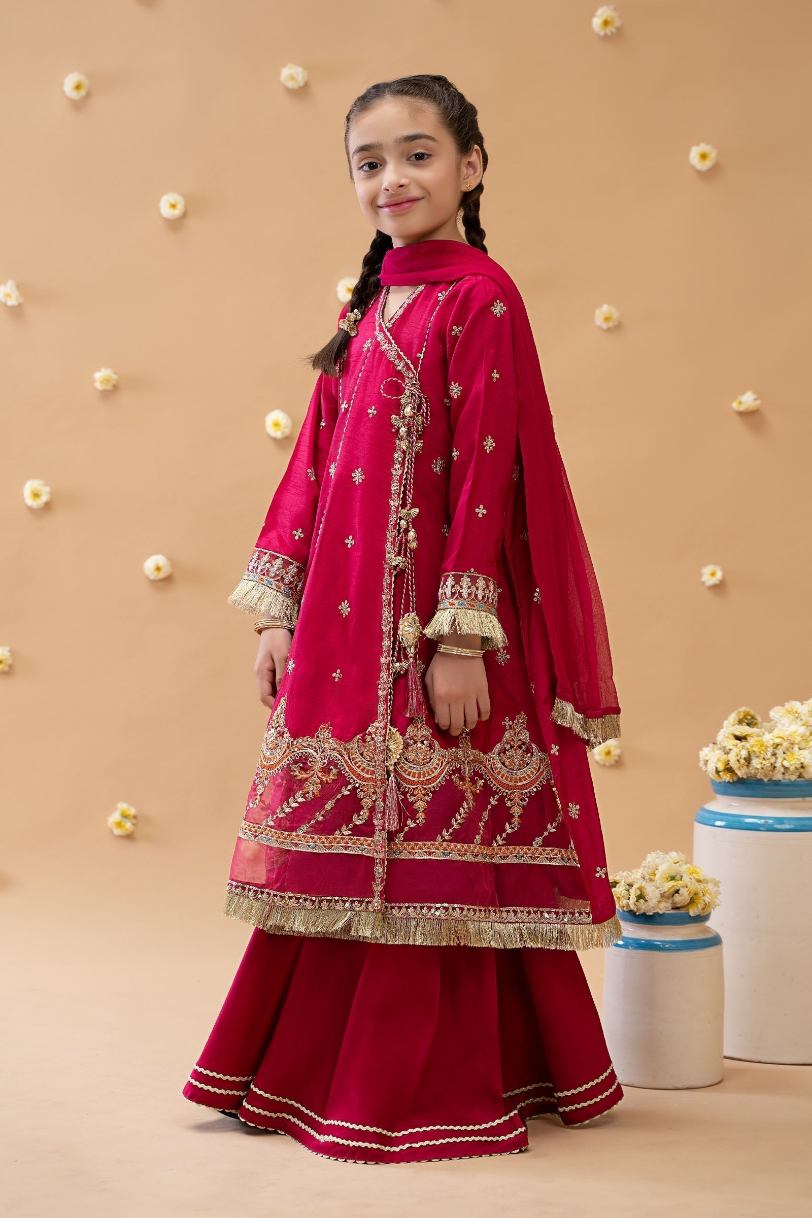 Maria B | 3 Piece Embroidered Suit | MKS-EA23-01R1 - Libasekhas