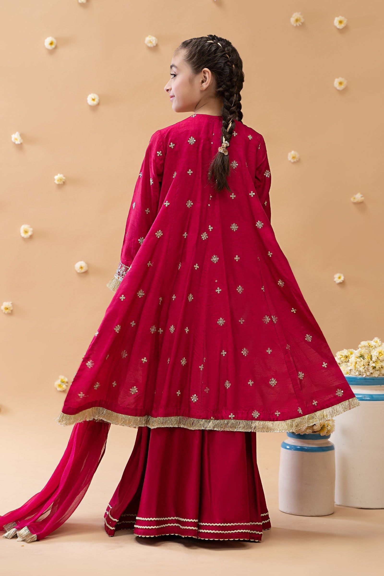 Maria B | 3 Piece Embroidered Suit | MKS-EA23-01R1 - House Of Zarish