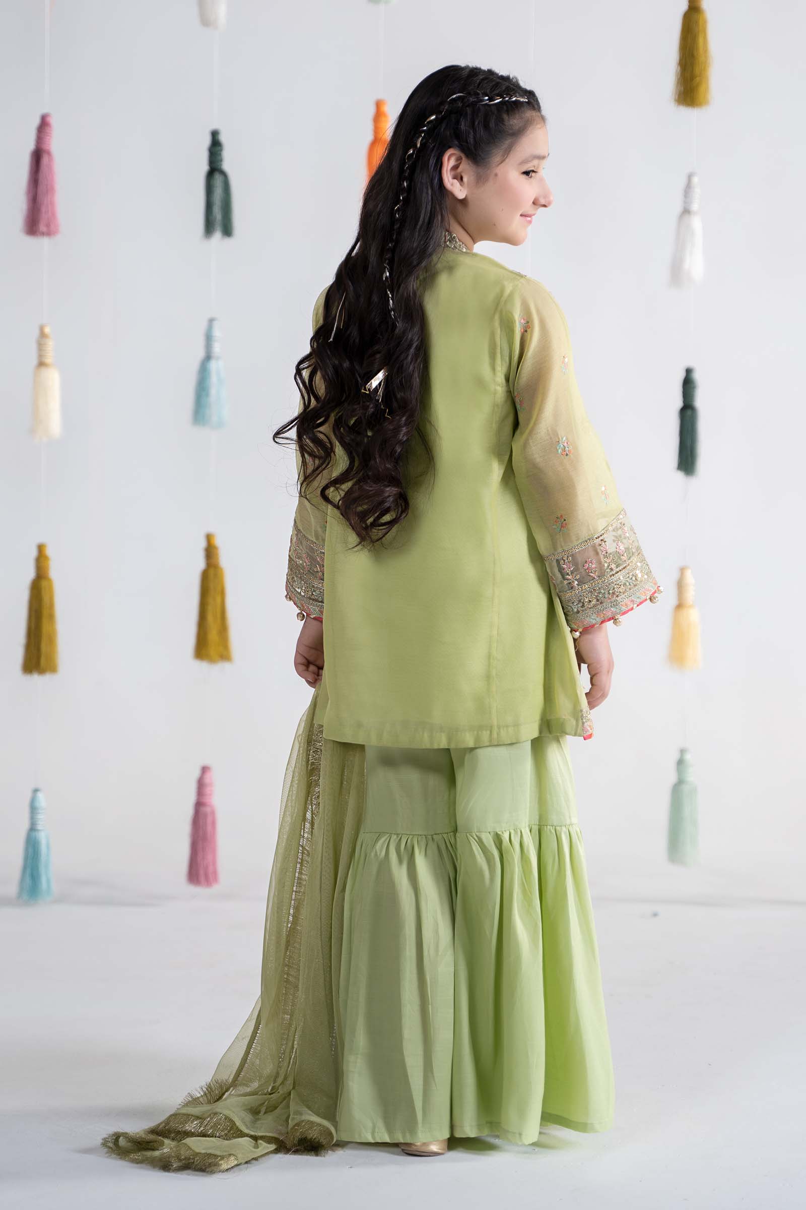 Maria B | 3 Piece Embroidered Paper Cotton Suit | MKS-EA24-04 - House Of Zarish