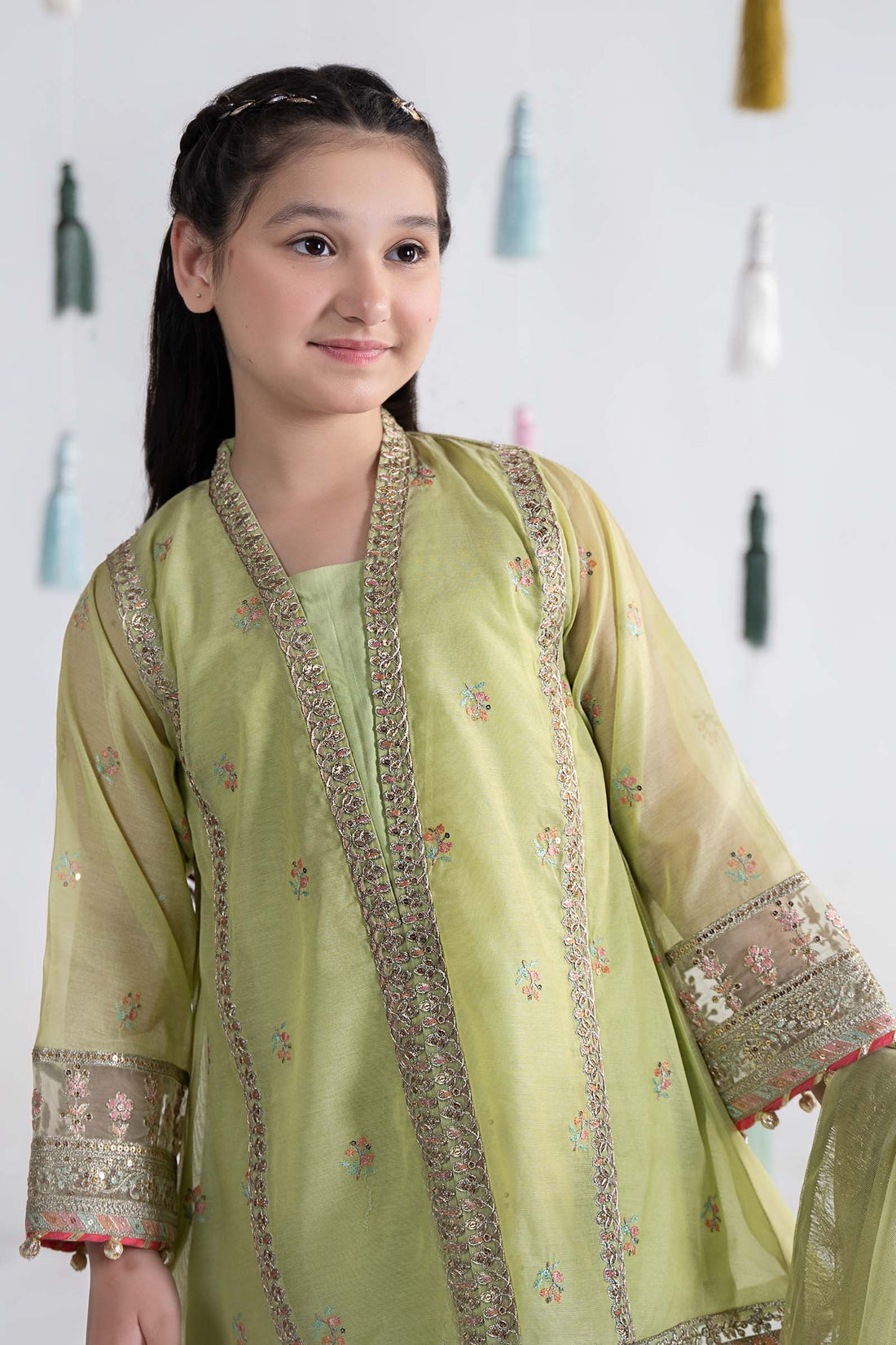 Maria B | 3 Piece Embroidered Paper Cotton Suit | MKS-EA24-04 - House Of Zarish
