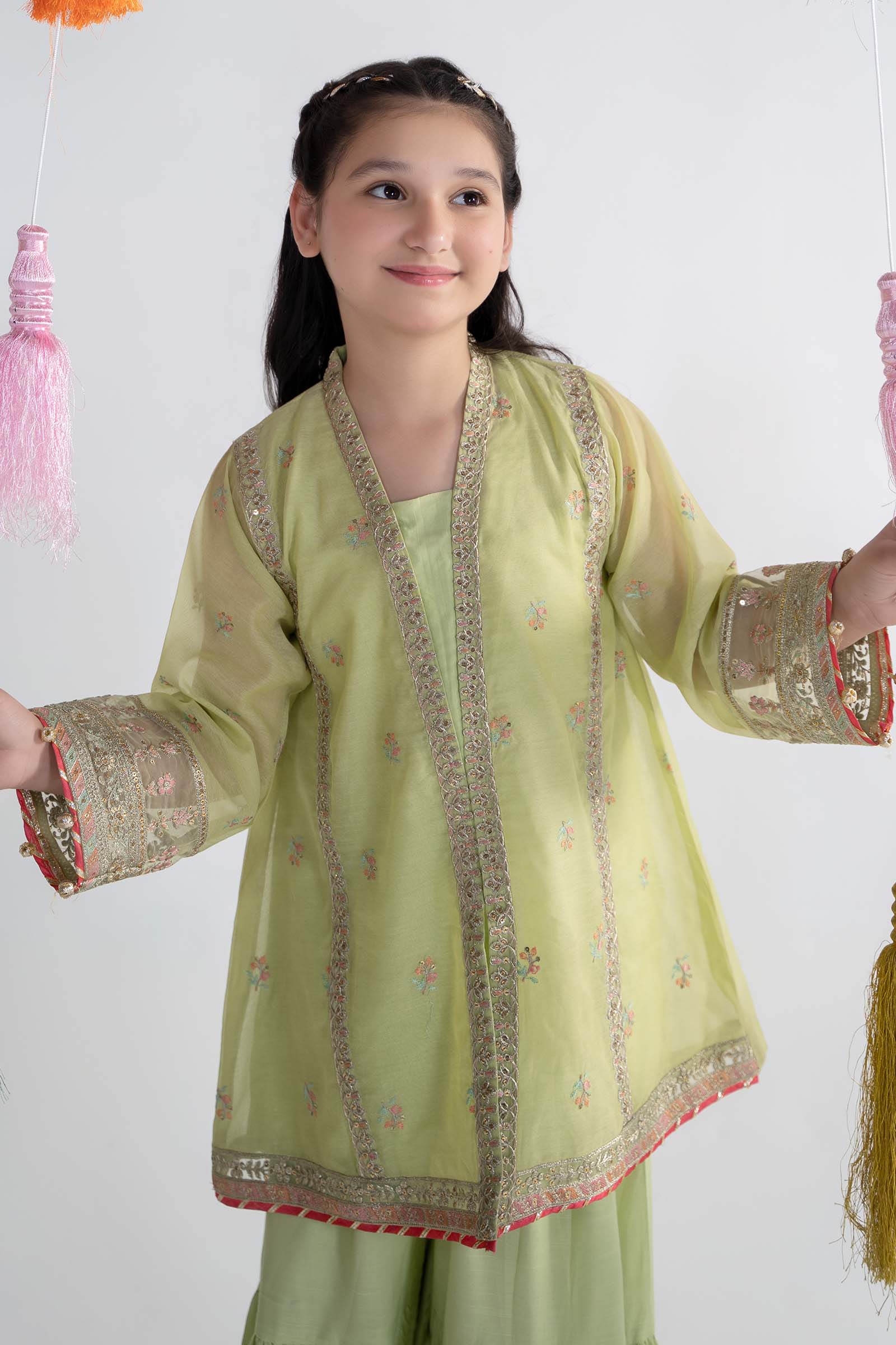 Maria B | 3 Piece Embroidered Paper Cotton Suit | MKS-EA24-04 - House Of Zarish