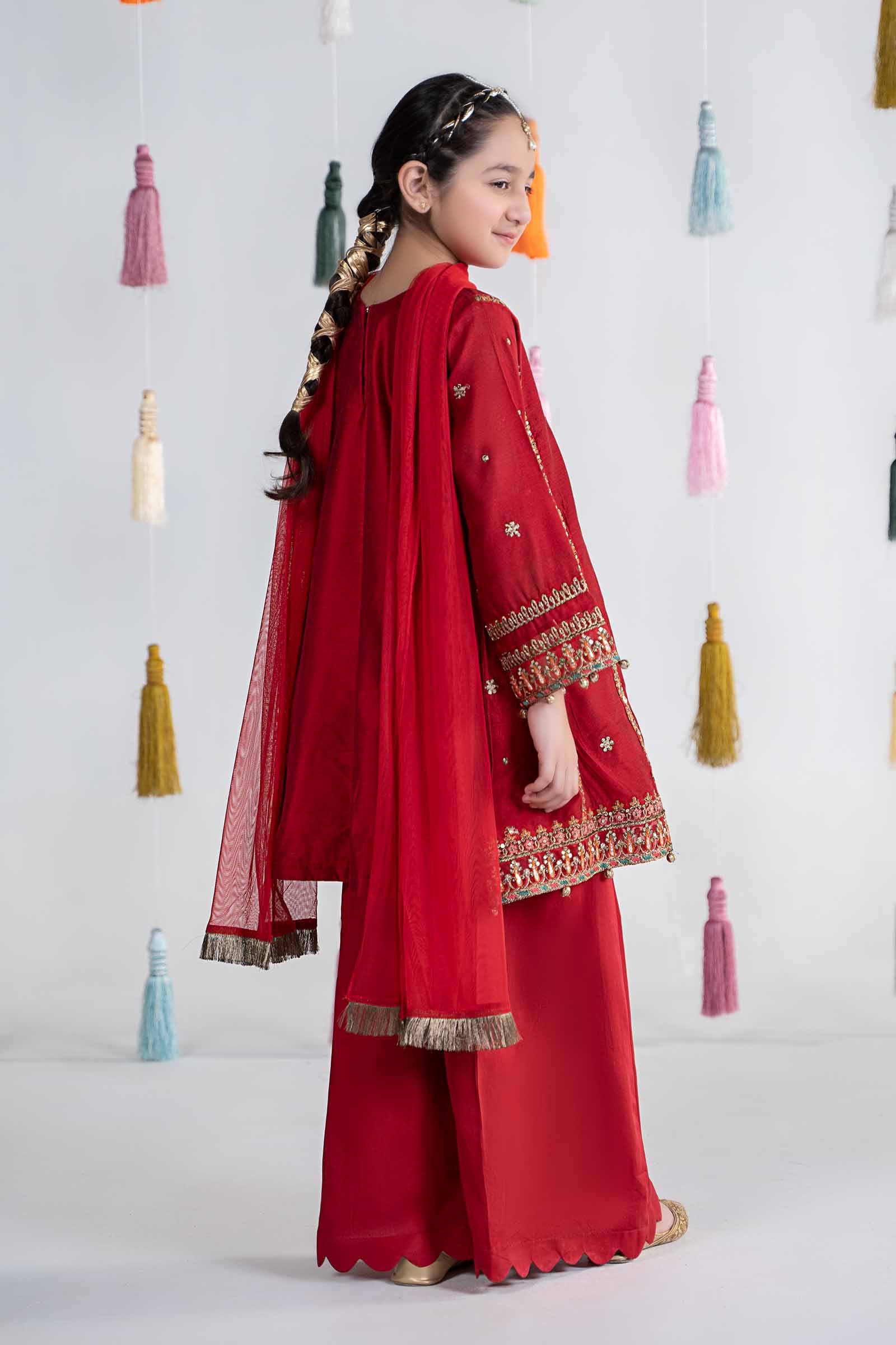 Maria B | 3 Piece Embroidered Yarn Dyed Suit | MKS-EA24-19 - House Of Zarish