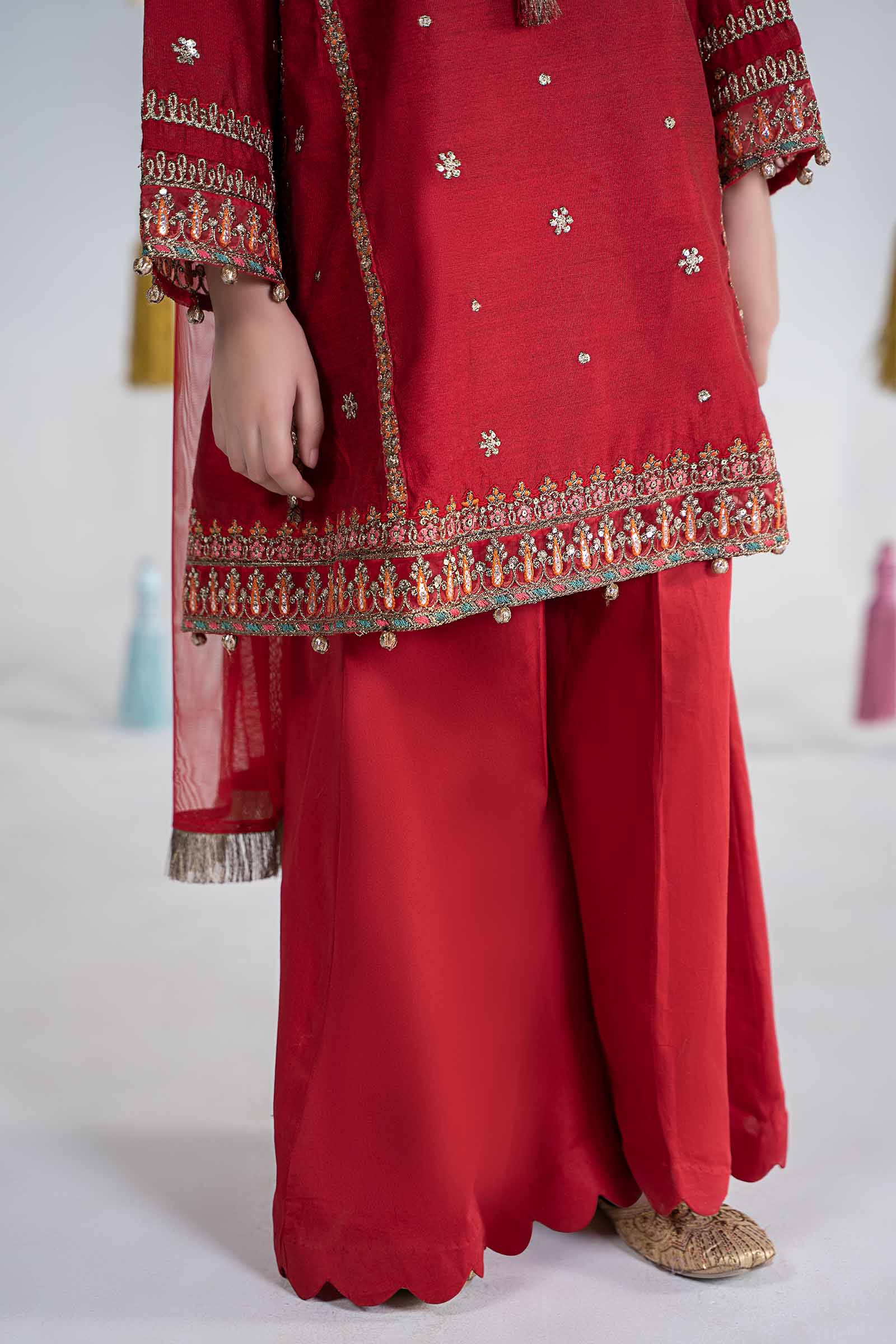 Maria B | 3 Piece Embroidered Yarn Dyed Suit | MKS-EA24-19 - House Of Zarish