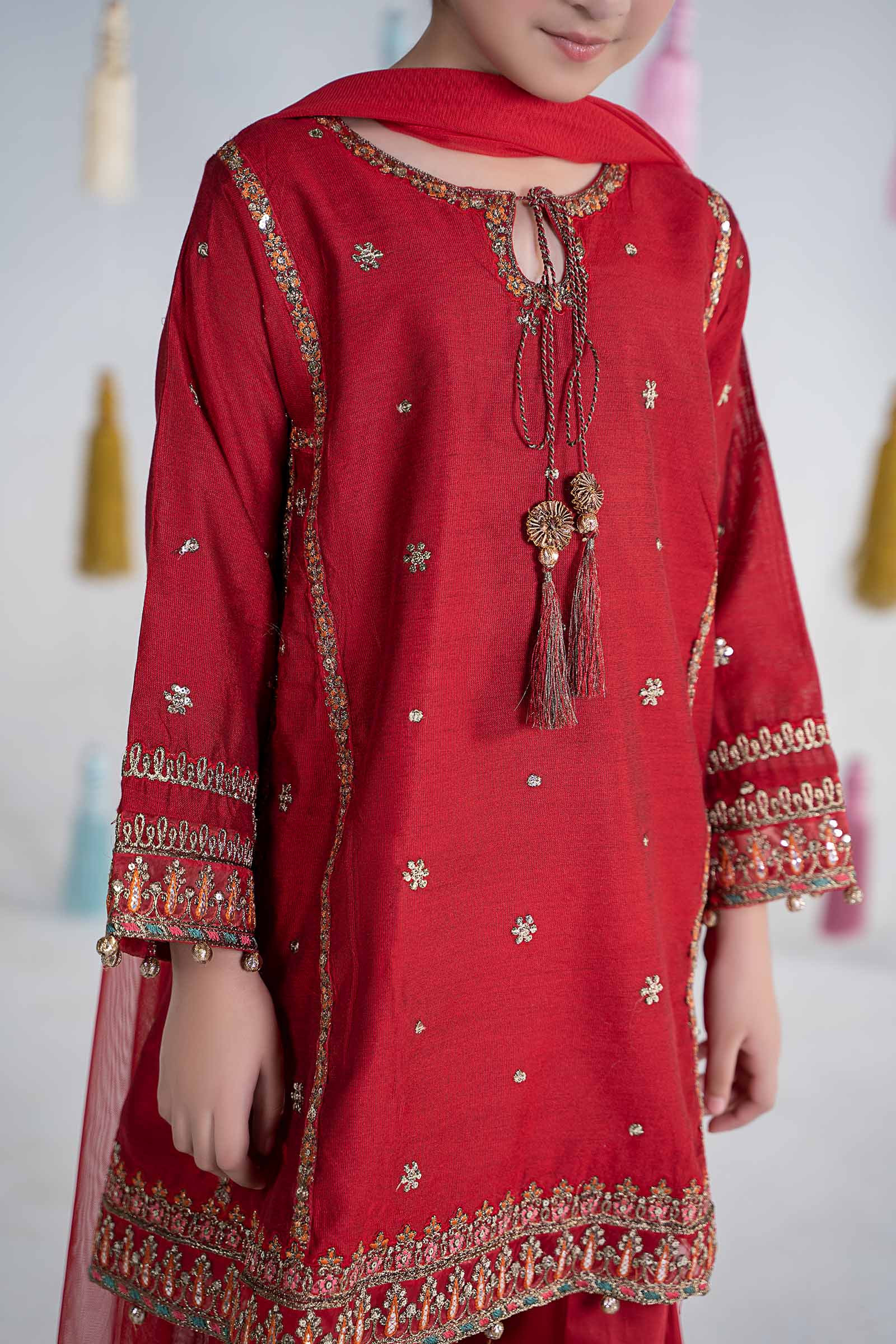 Maria B | 3 Piece Embroidered Yarn Dyed Suit | MKS-EA24-19 - House Of Zarish