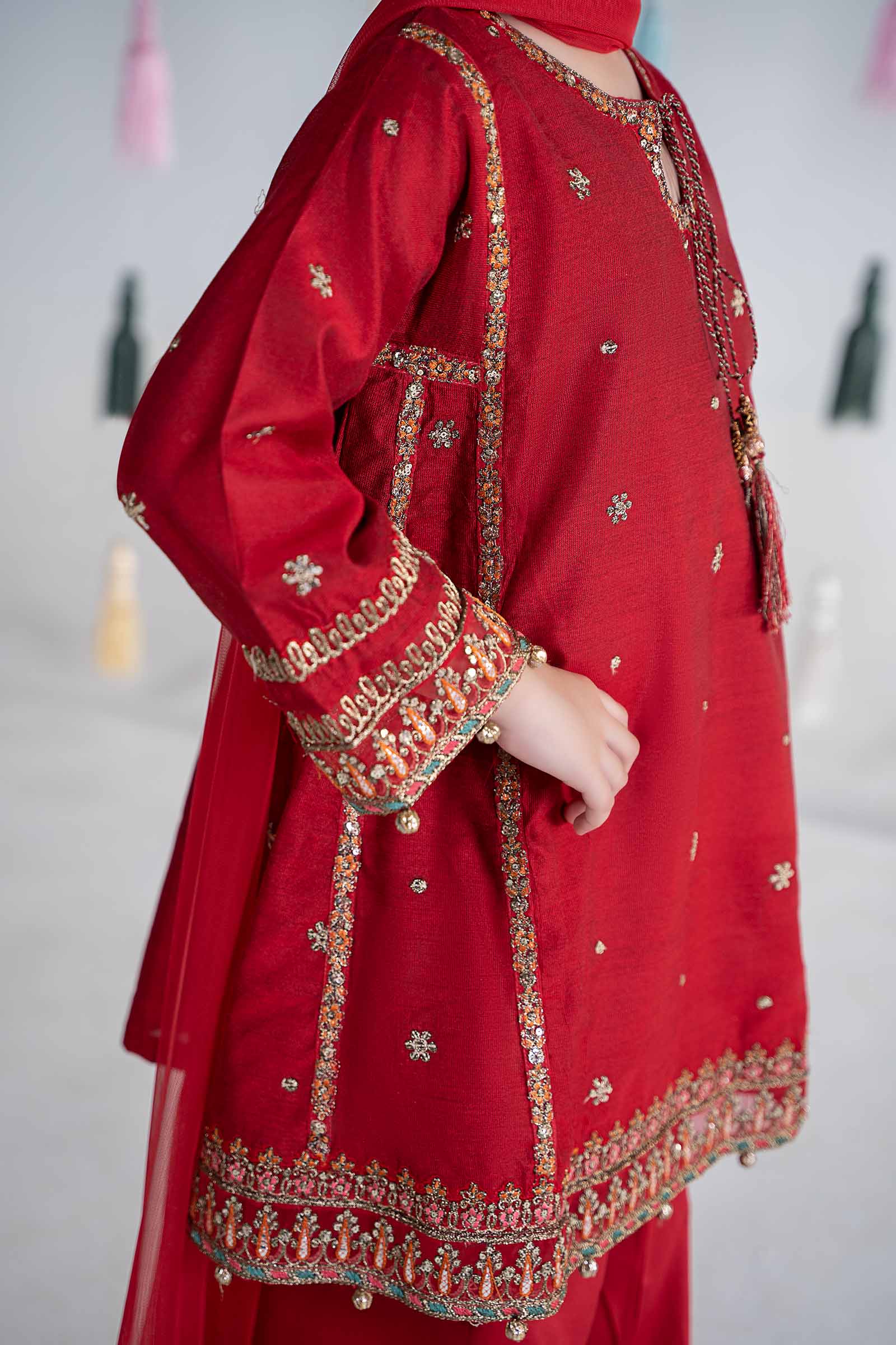 Maria B | 3 Piece Embroidered Yarn Dyed Suit | MKS-EA24-19 - House Of Zarish
