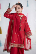 Maria B | 3 Piece Embroidered Yarn Dyed Suit | MKS-EA24-19 - House Of Zarish
