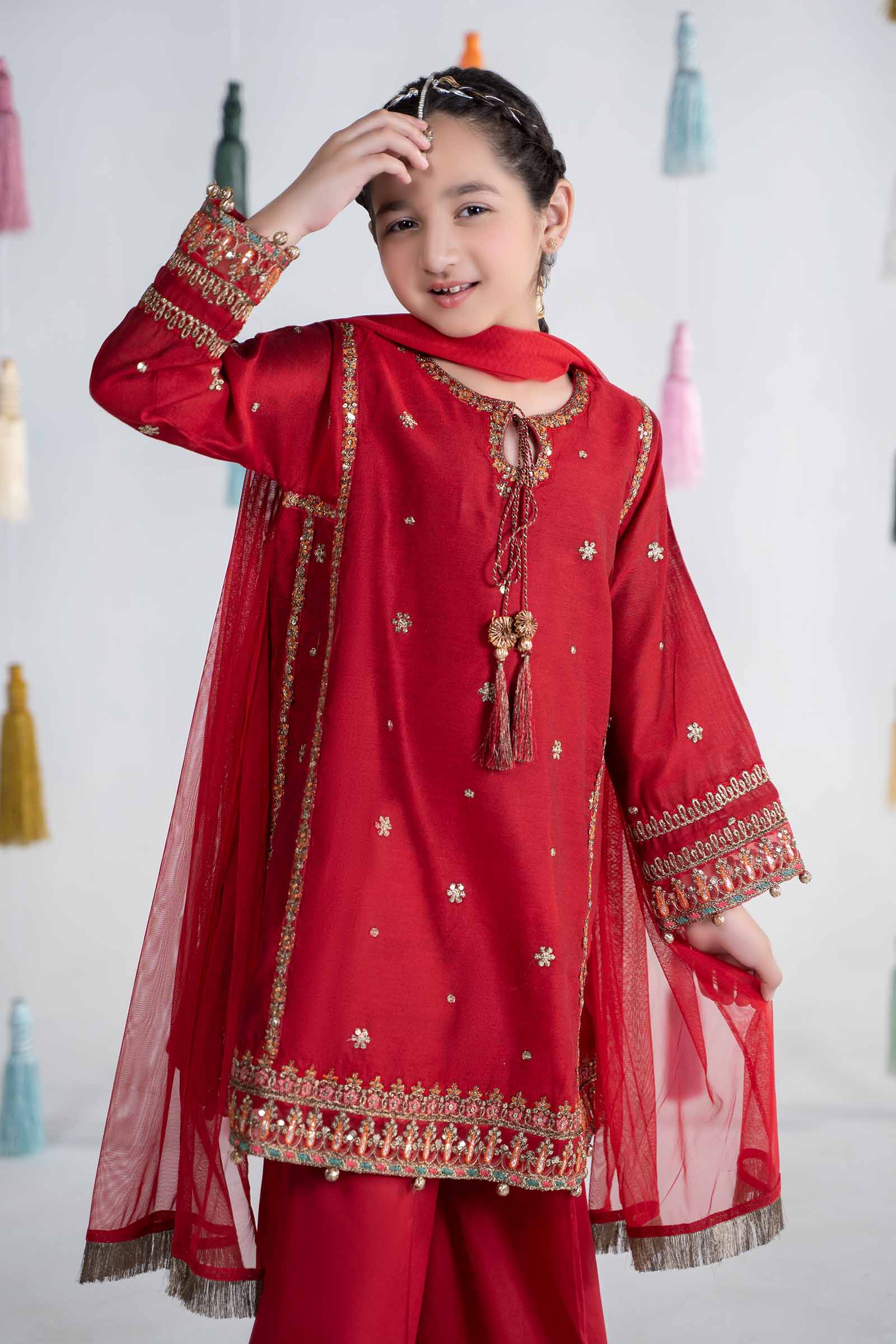 Maria B | 3 Piece Embroidered Yarn Dyed Suit | MKS-EA24-19 - House Of Zarish