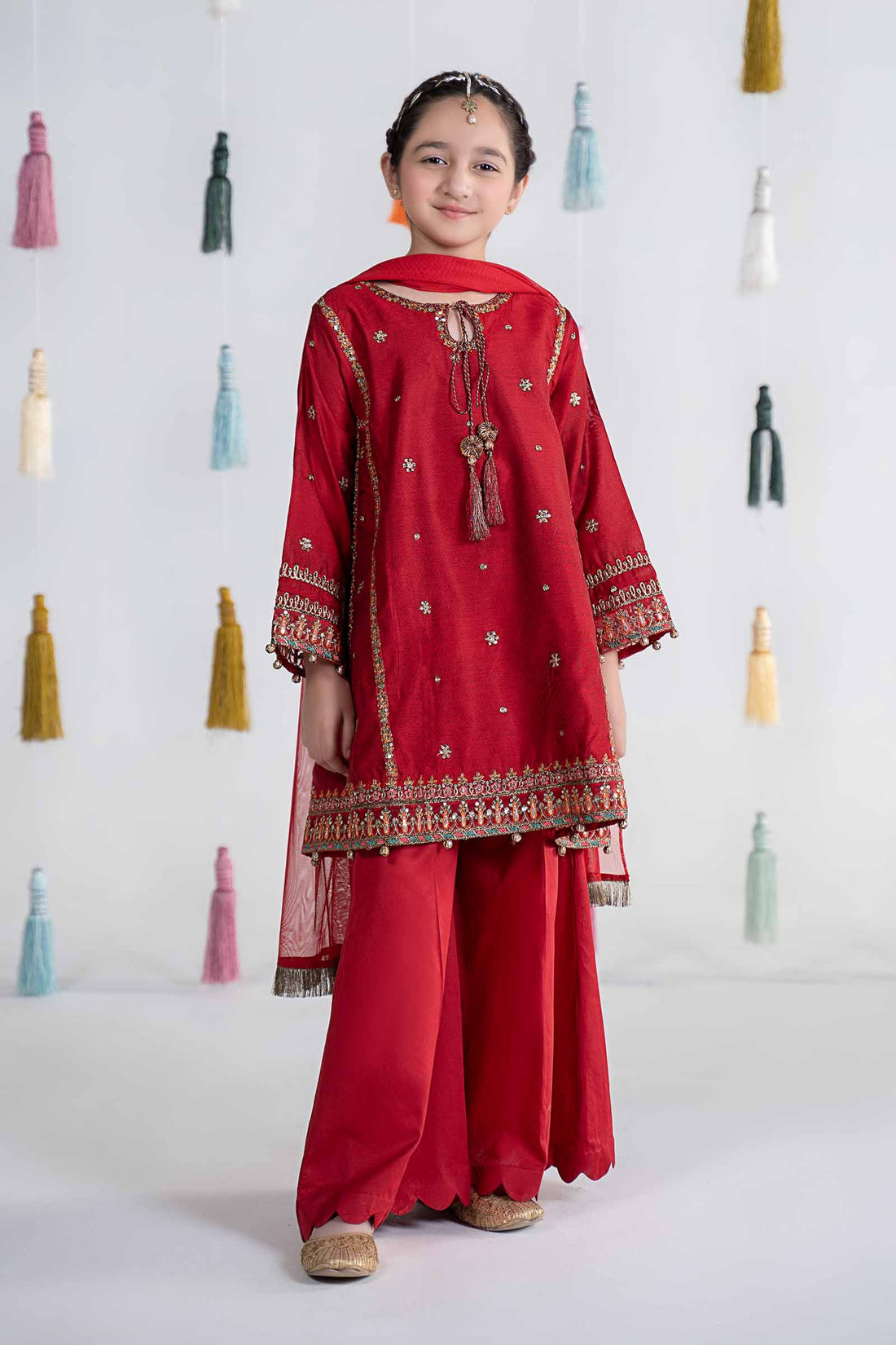Maria B | 3 Piece Embroidered Yarn Dyed Suit | MKS-EA24-19 - House Of Zarish