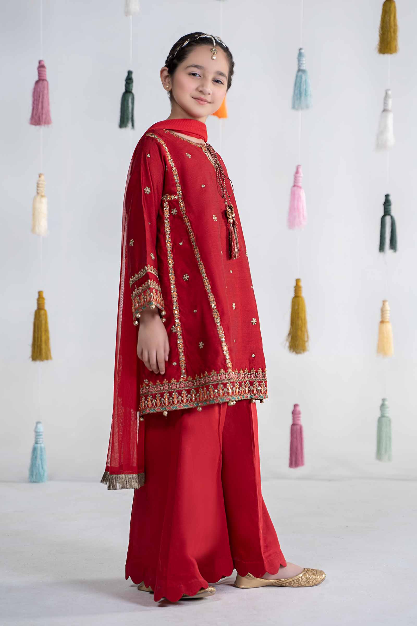 Maria B | 3 Piece Embroidered Yarn Dyed Suit | MKS-EA24-19 - House Of Zarish
