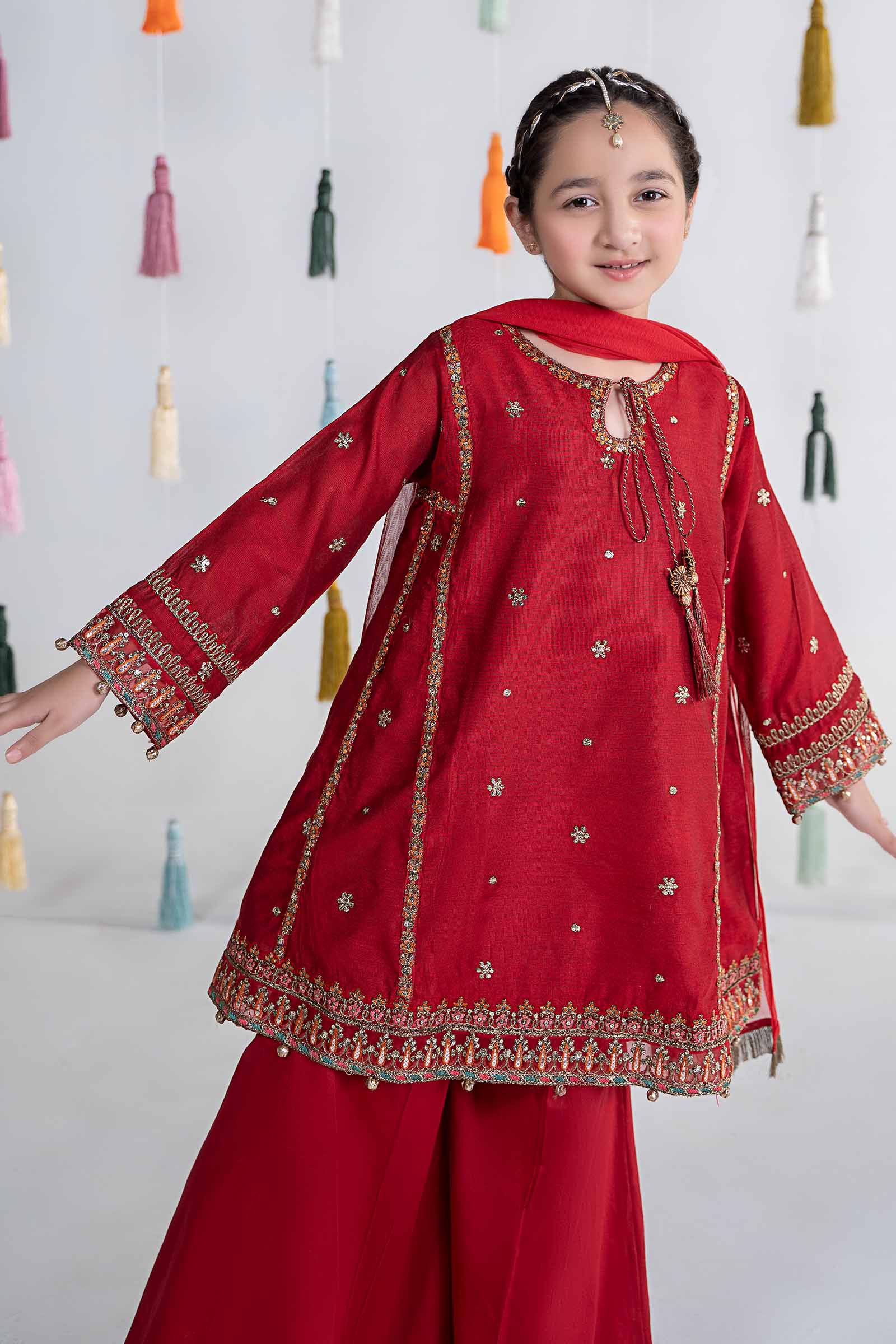 Maria B | 3 Piece Embroidered Yarn Dyed Suit | MKS-EA24-19 - House Of Zarish