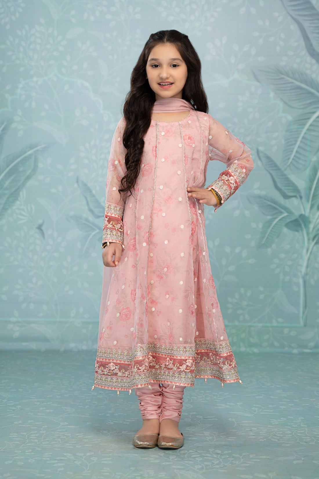 Maria B | 3 Piece Embroidered Lawn | MKS-EF23-03R1 - House Of Zarish