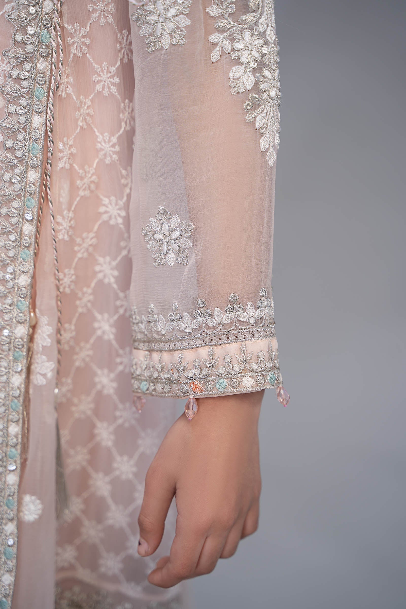 Maria B | 3 Piece Embroidered Suit | MKS-EF23-32R1 - House Of Zarish