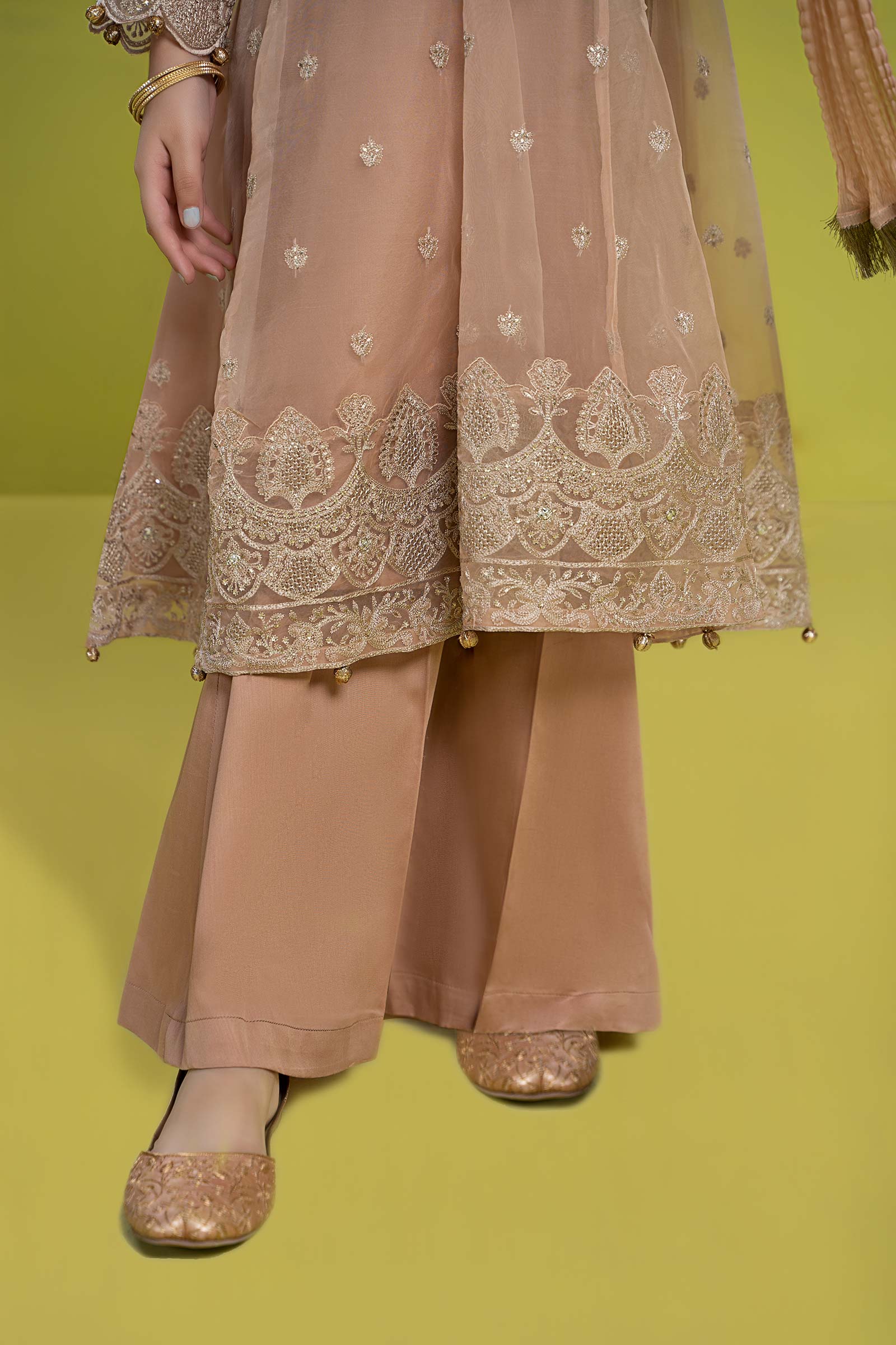 Maria B | 3 Piece Embroidered Organza Suit | MKS-EF24-05 - Libasekhas