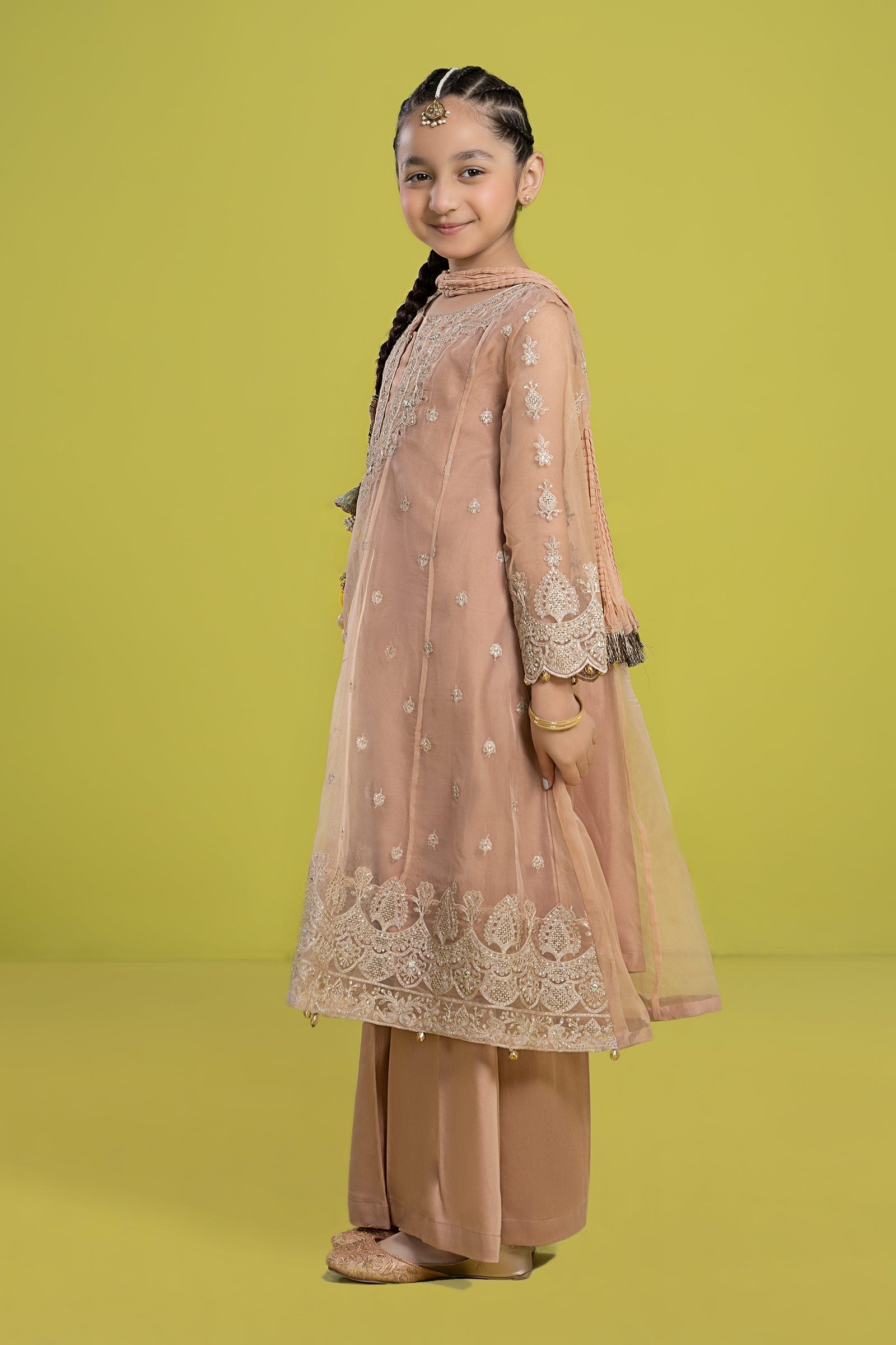 Maria B | 3 Piece Embroidered Organza Suit | MKS-EF24-05 - Libasekhas