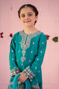 Maria B | 3 Piece Embroidered Raw Silk Suit | MKS-EF24-09 - Libasekhas