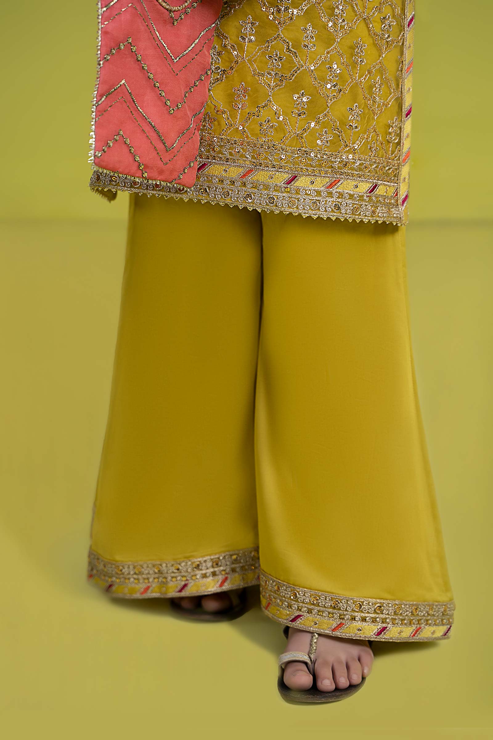 Maria B | 3 Piece Embroidered Organza Suit | MKS-EF24-14 - House Of Zarish