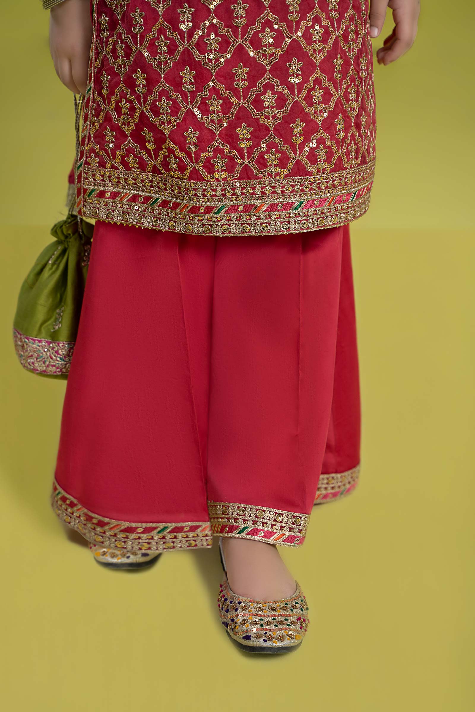 Maria B | 3 Piece Embroidered Organza Suit | MKS-EF24-14 - House Of Zarish