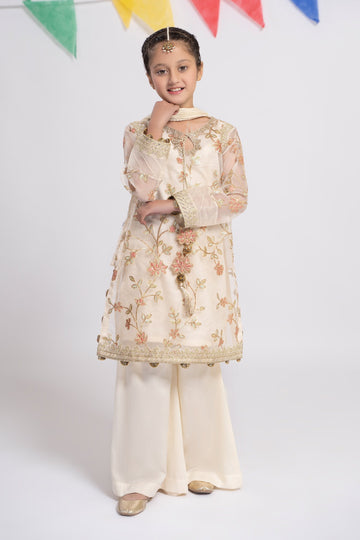 Maria B | 3 Piece Embroidered Organza Suit | MKS-EF24-30 - Libasekhas