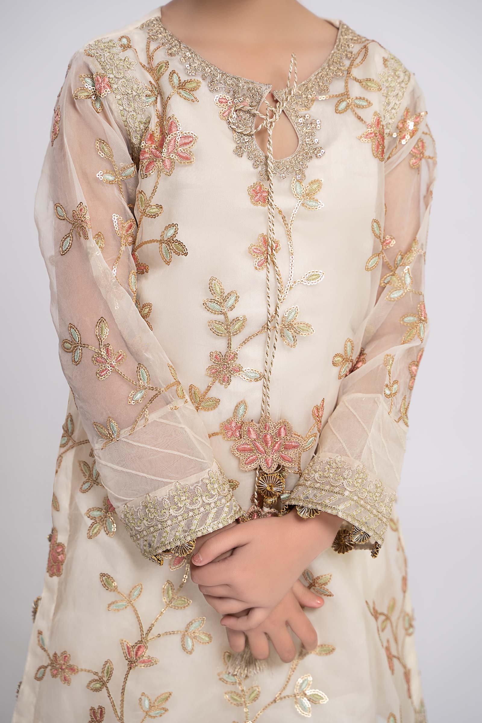 Maria B | 3 Piece Embroidered Organza Suit | MKS-EF24-30 - Libasekhas