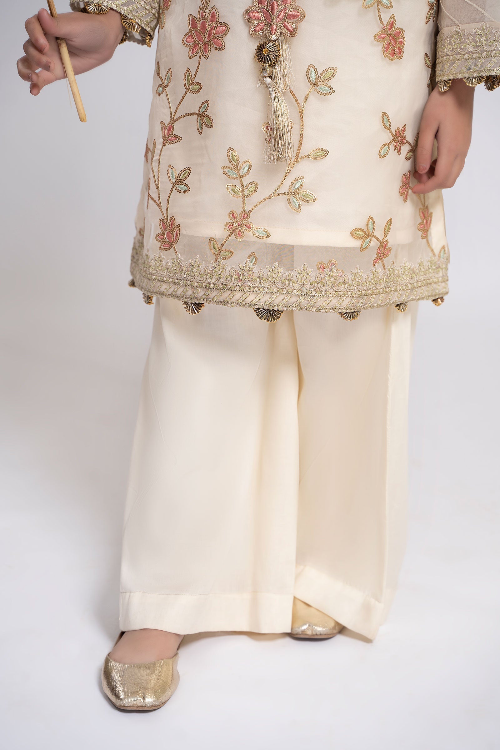 Maria B | 3 Piece Embroidered Organza Suit | MKS-EF24-30 - Libasekhas