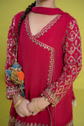 Maria B | 3 Piece Embroidered Raw Silk Suit | MKS-EF24-31 - House Of Zarish