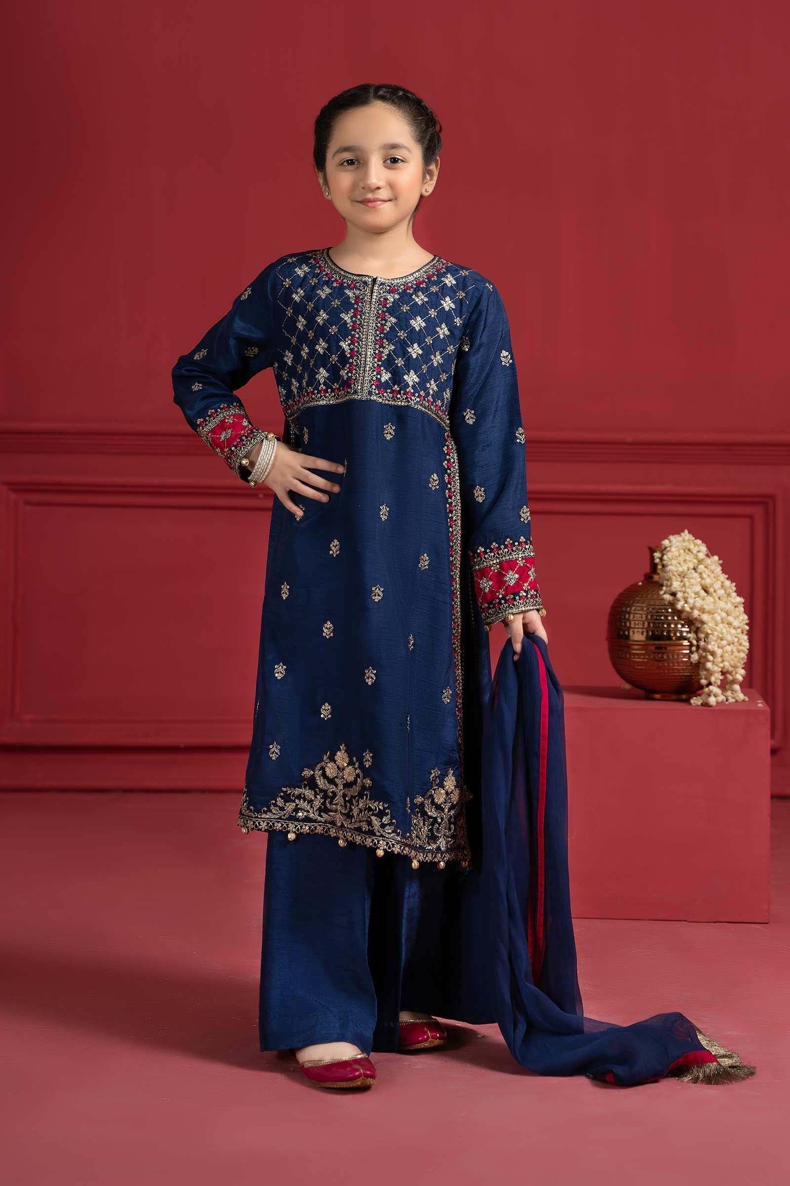 Maria B | Suit Blue MKS-W23-12 - House Of Zarish