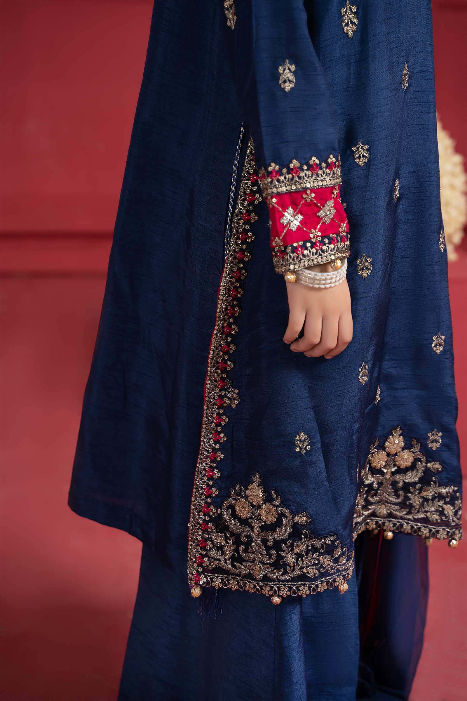 Maria B | Suit Blue MKS-W23-12 - House Of Zarish