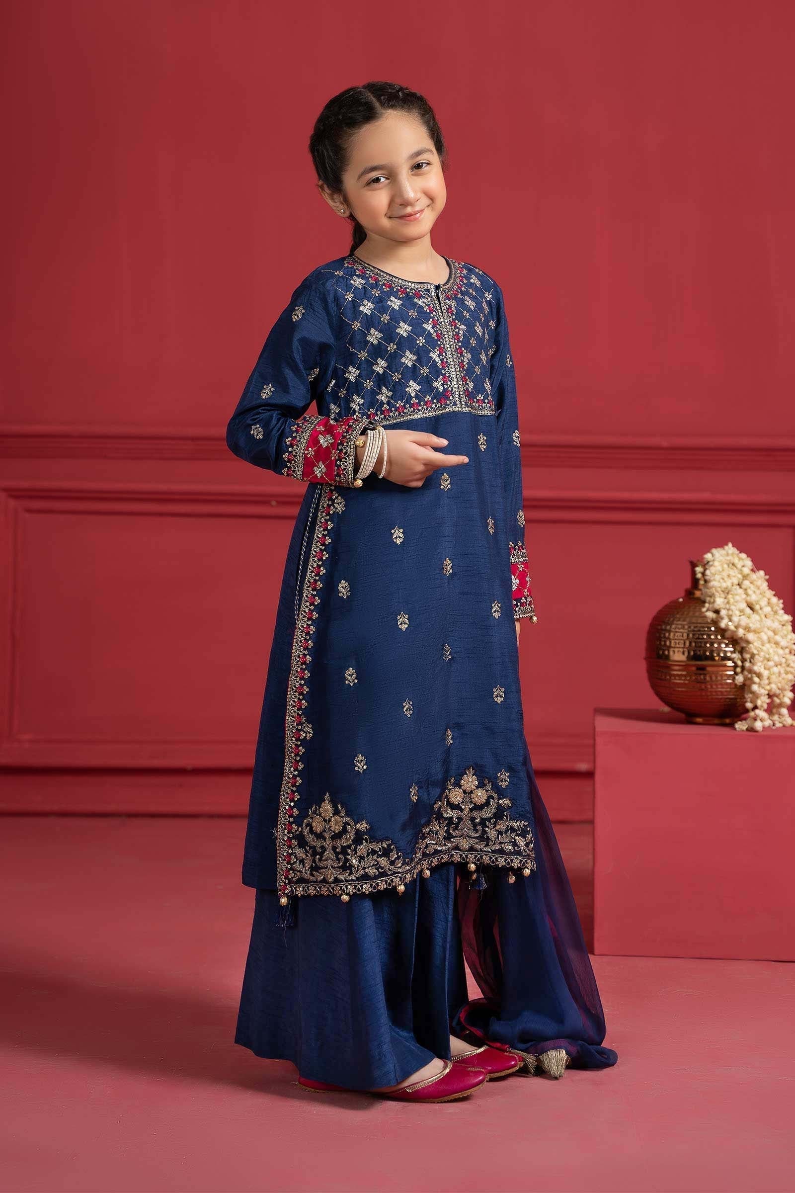 Maria B | Suit Blue MKS-W23-12 - House Of Zarish