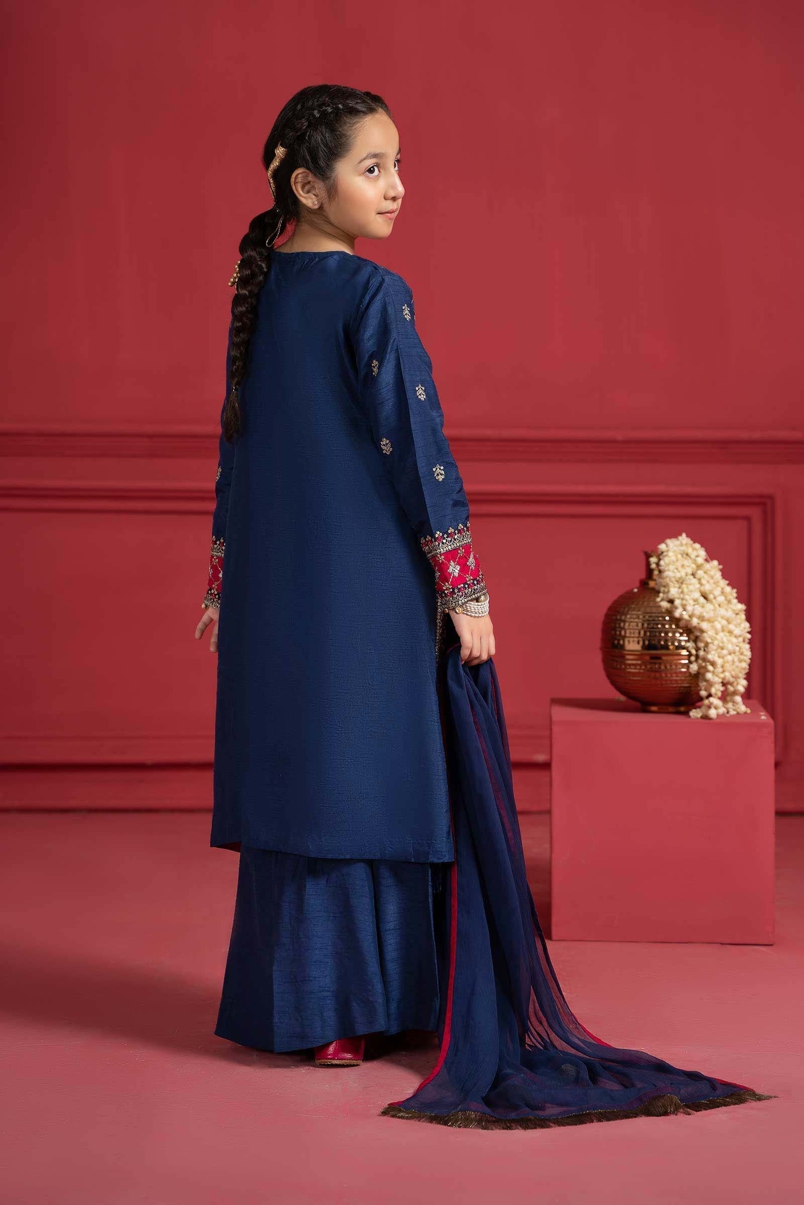 Maria B | Suit Blue MKS-W23-12 - House Of Zarish