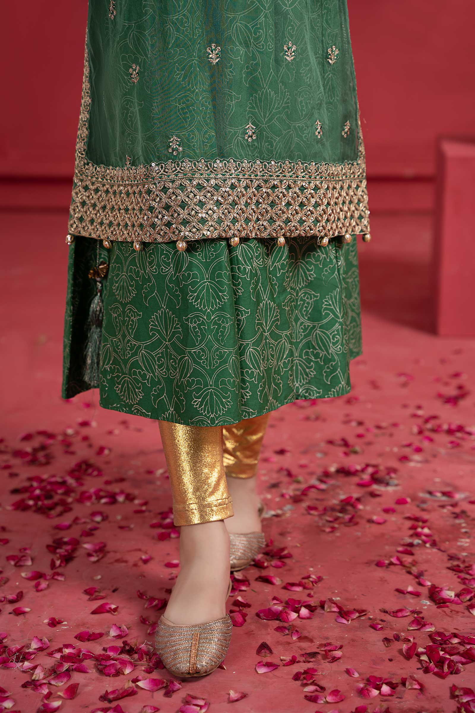 Maria B | Suit Green MKS-W23-21 - House Of Zarish