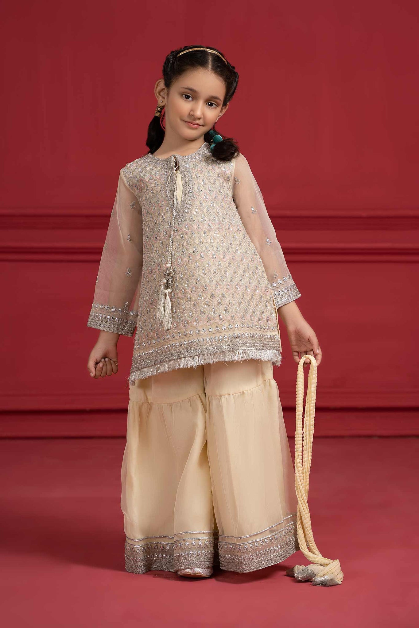 Maria B | Suit Lime Yellow MKS-W23-23 - Libasekhas