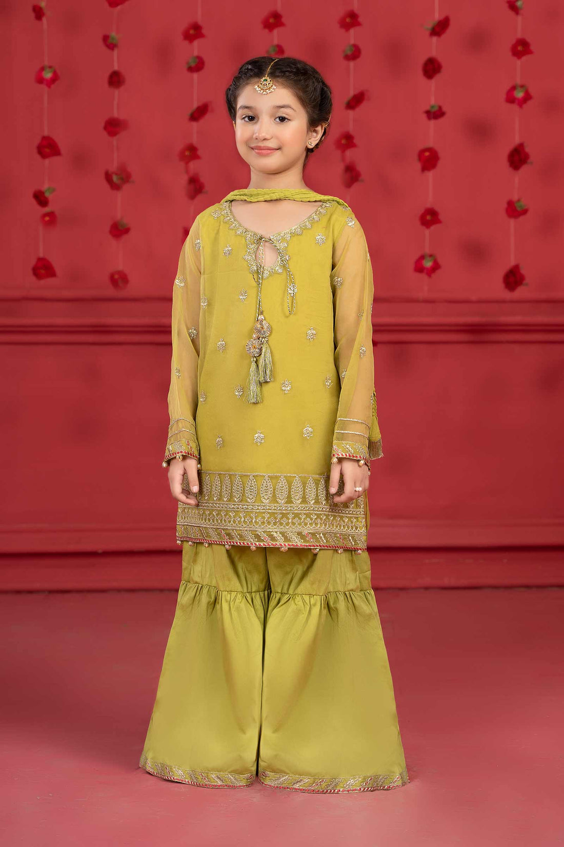 Maria B | Suit Green MKS-W23-27 - House Of Zarish