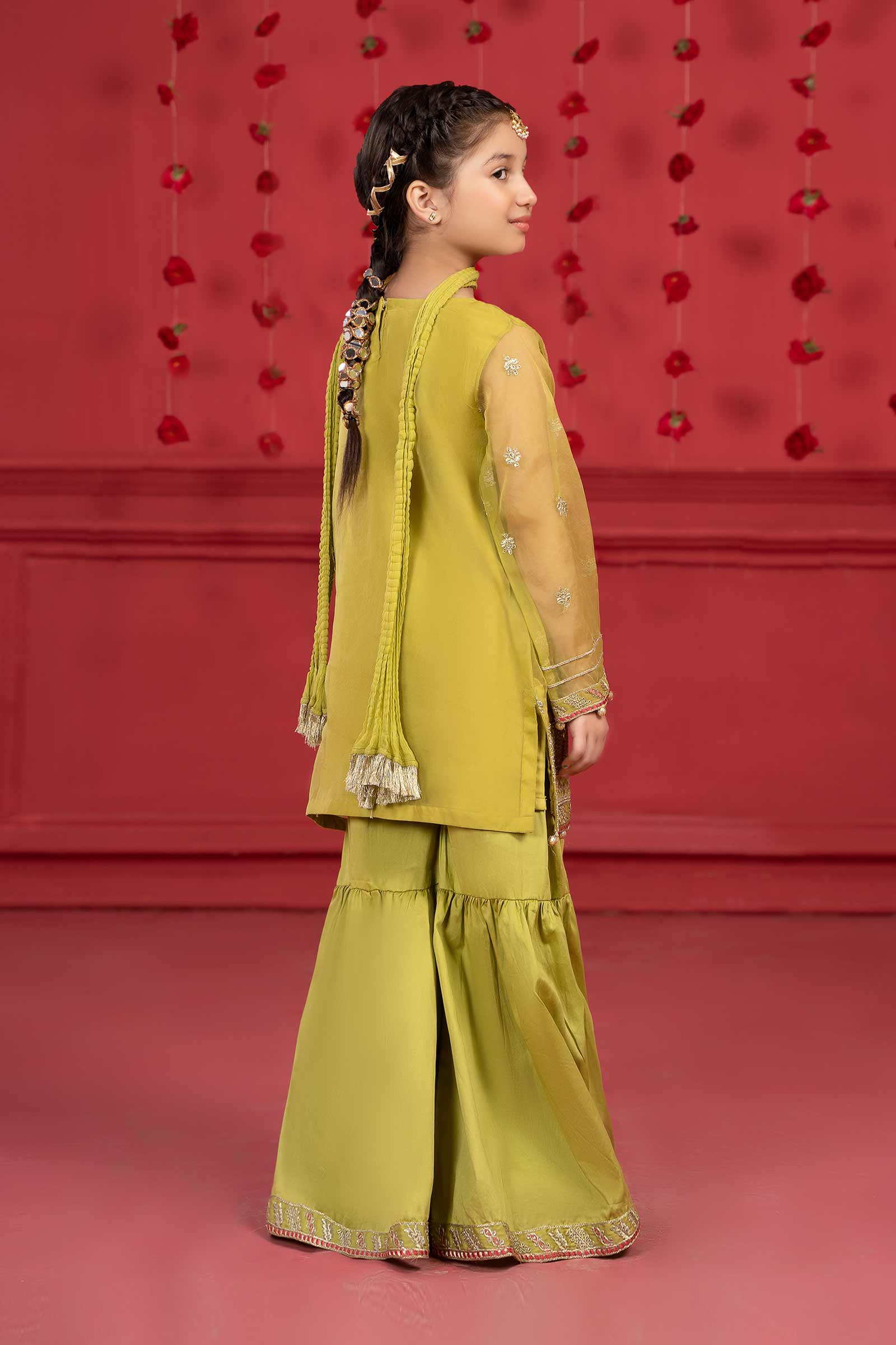 Maria B | Suit Green MKS-W23-27 - House Of Zarish
