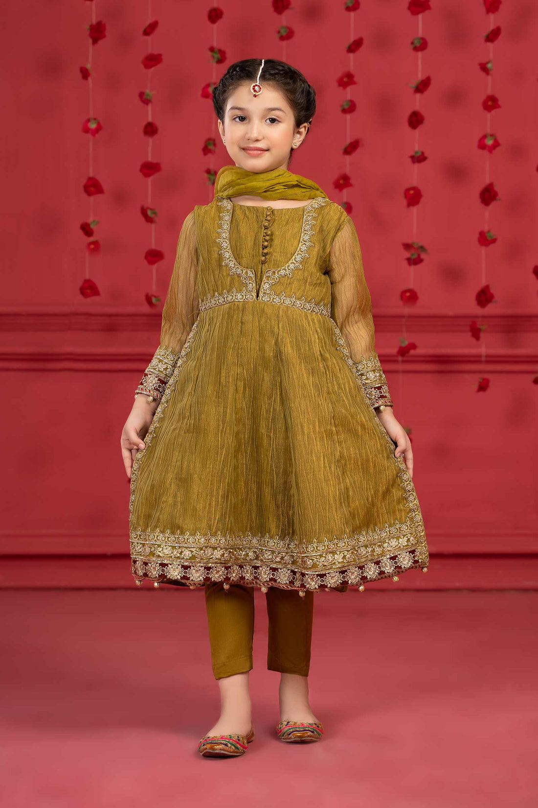 Maria B | Suit Green MKS-W23-33 - House Of Zarish