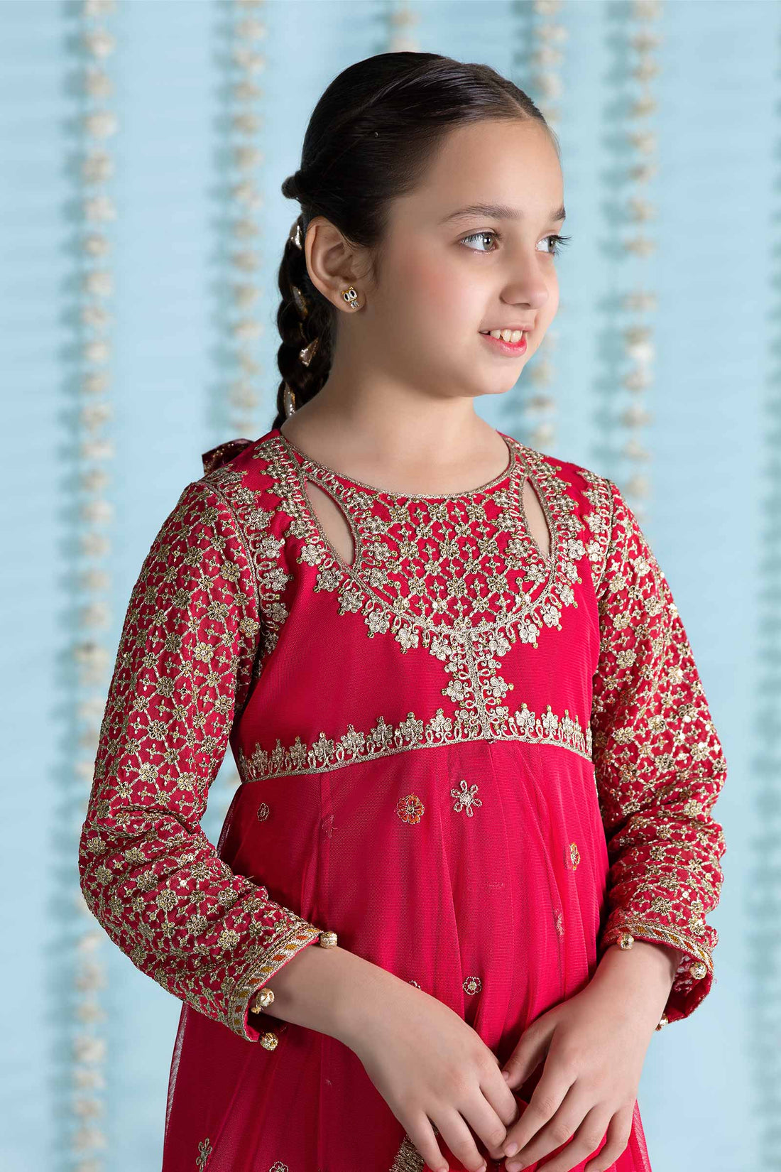 Maria B | 3 Piece Embroidered Net Suit | MKS-EA24-02 - House Of Zarish
