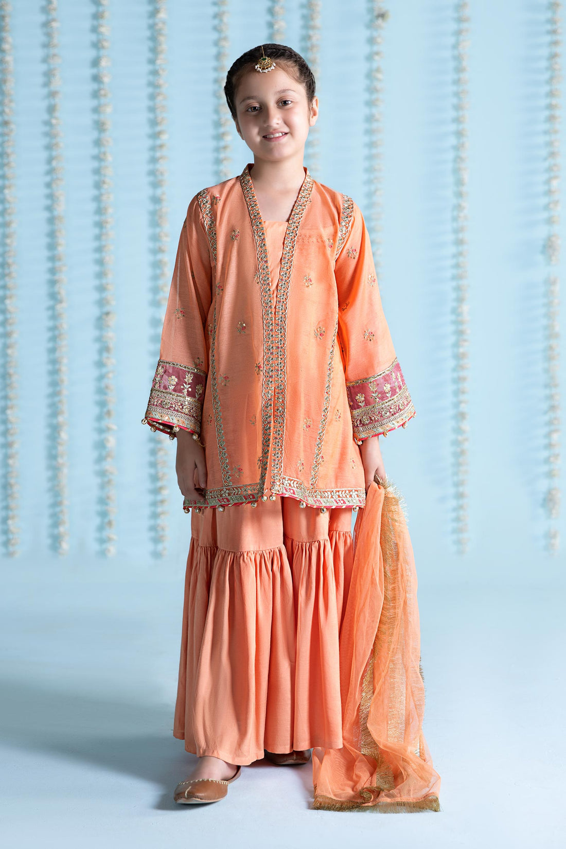 Maria B | 3 Piece Embroidered Paper Cotton Suit | MKS-EA24-04 - Libasekhas