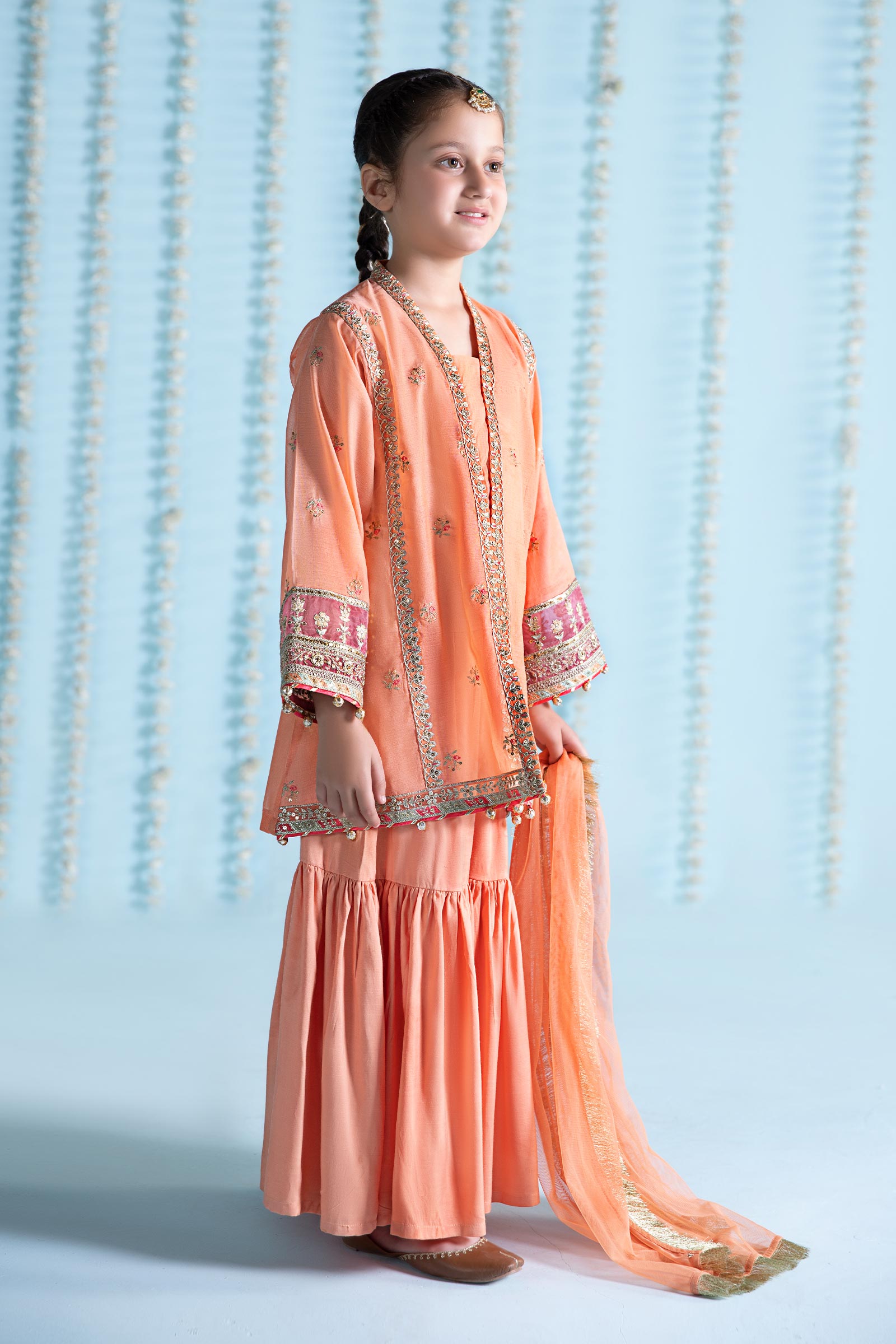 Maria B | 3 Piece Embroidered Paper Cotton Suit | MKS-EA24-04 - Libasekhas